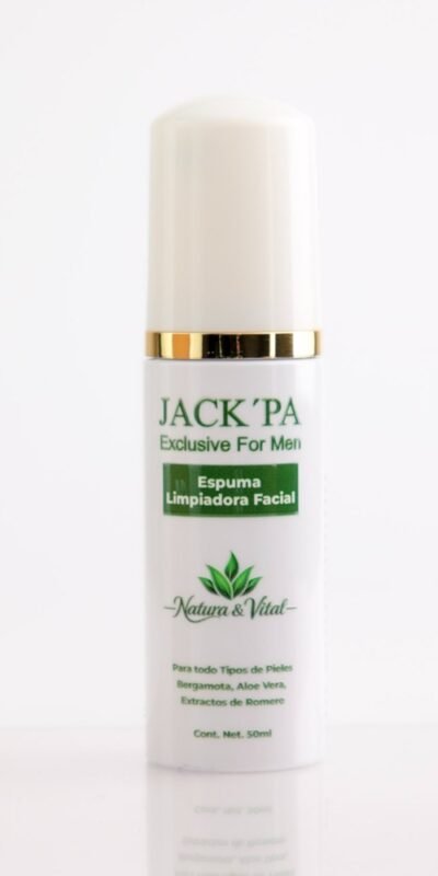 Espuma Limpiadora Facial de Jack´Pa Natura & Vital